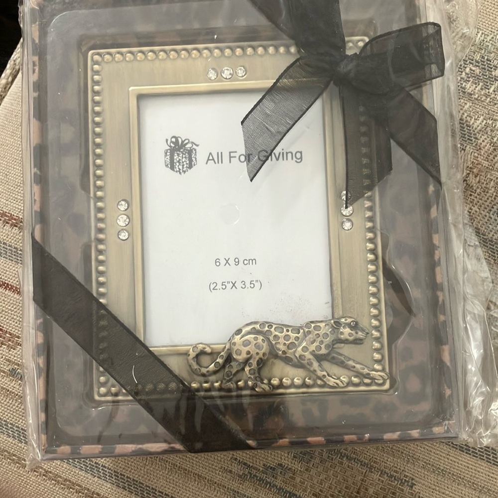All for giving leopard picture frame